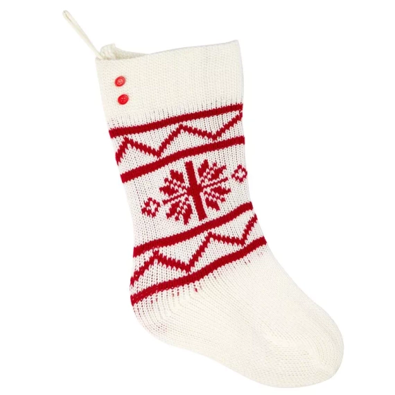 Skarpeta ozdoba świąteczna but 448 Eurofirany biały