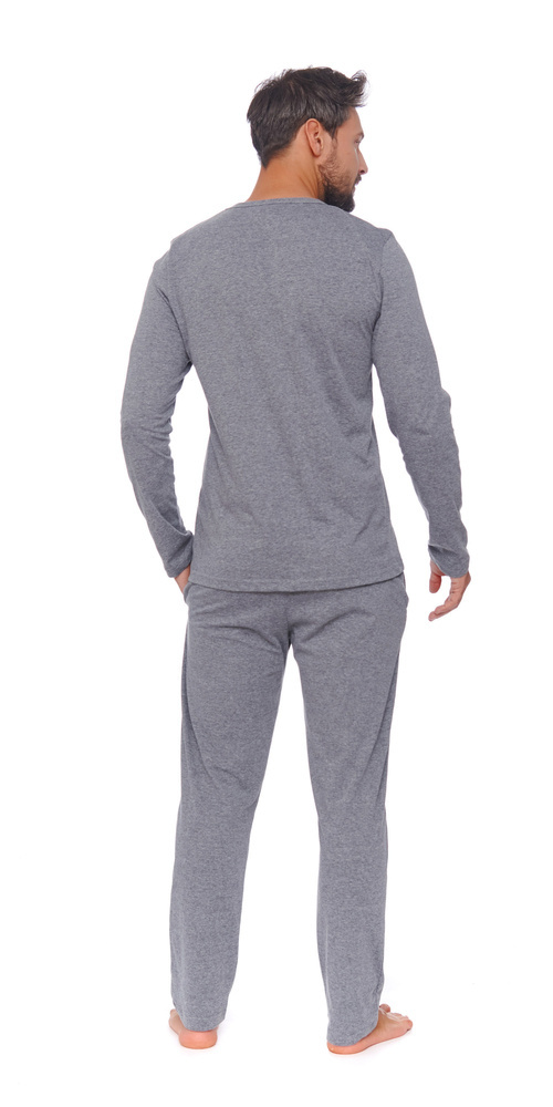 PMB.4517 Piżama Męska Doctor Nap - dark grey