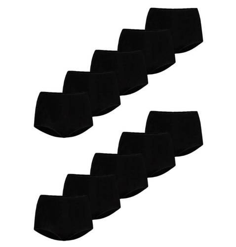 Figi z wysokim stanem 10-Pak Classico Teyli czarny