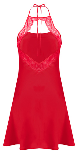 Irma Halka satynowa koszulka damska DKaren - czerwony