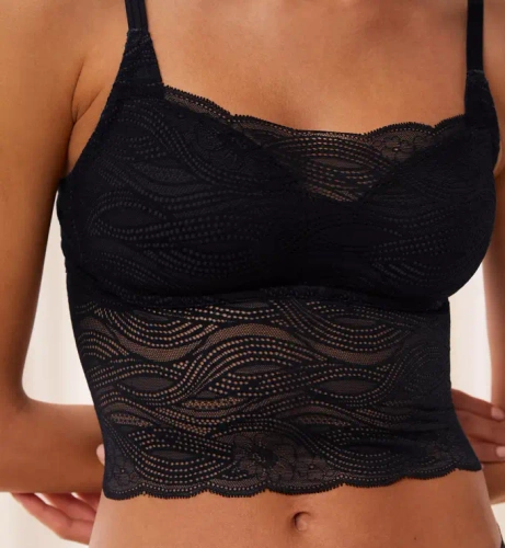 Biustonosz gorsetowy Lift Smart Bustier Triumph czarny