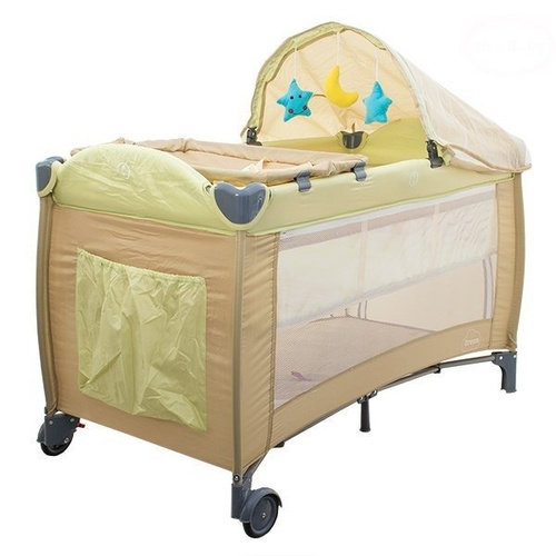 Łóżeczko podróżne DREAM EURObaby brązowe