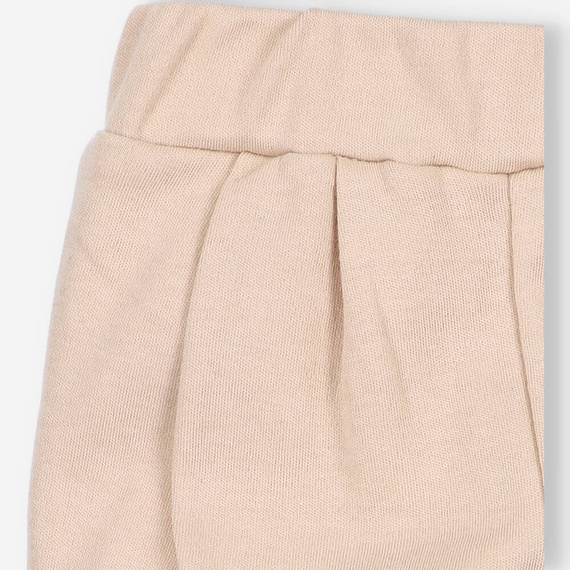 Spodnie z bawełny organicznej Butterflies Nini beżowy