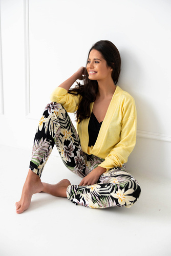 Kardigan Szlafrok Marika Sensis - żółty +