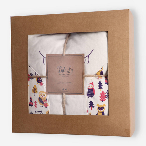 Kocyk niemowlęcy z poduszką LUL-0051 Luli Lu - różowy