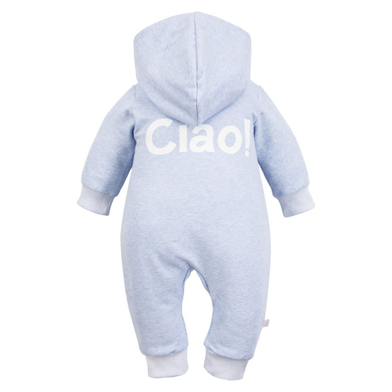 Pajac z kapturem kombinezon Ciao Eevi -niebieski