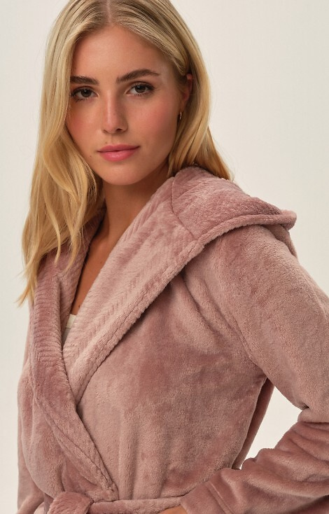 Szlafrok damski 41949 Fumi Henderson - dusty pink