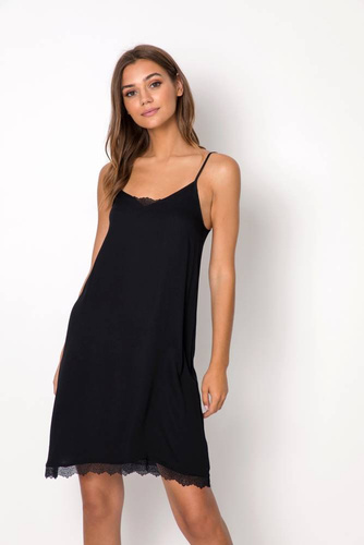 Koszula Nocna Rosie Nightdress  Aruelle - czarny