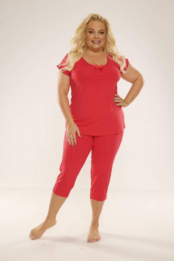 Piżama Damska 884 / 889 Visa Forex - malina