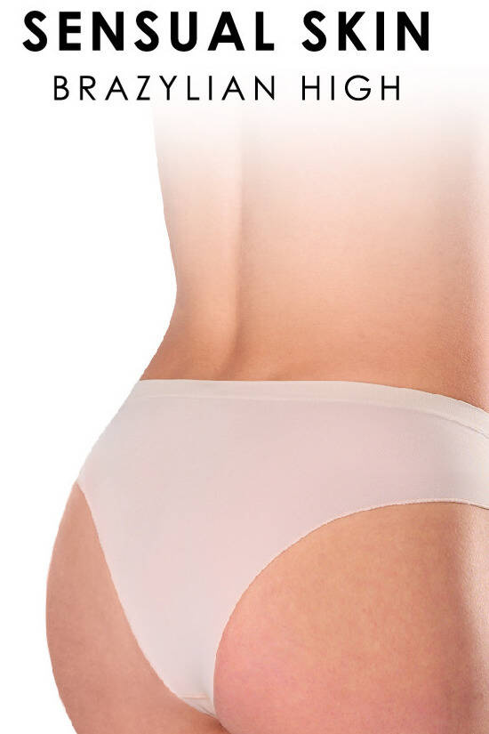 41685  Figi Damskie Brazyliany Gatta- light nude beżowy