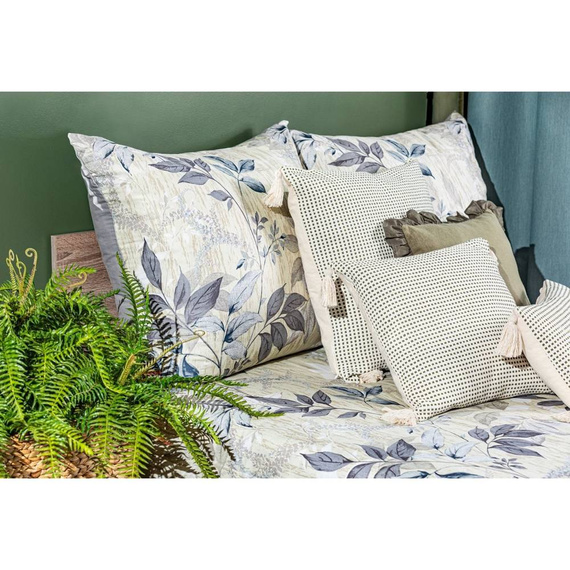 Poszewka z grubej tkaniny bawełnianej Montenegro Eurofirany oliwkowy