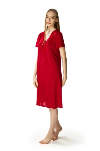 Koszula nocna damska 6127 Consuela Mewa burgundowy