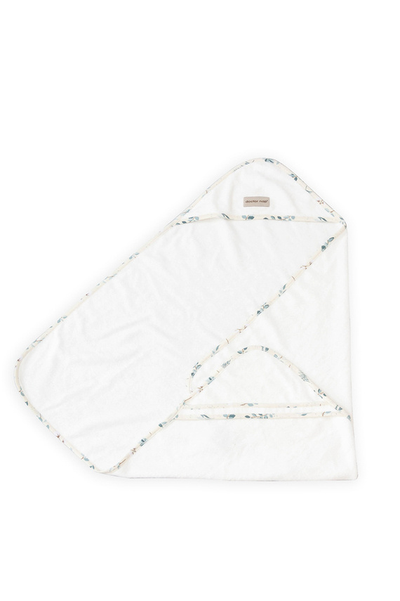 Niemowlęce okrycie kąpielowe z kapturkiem 4461 Doctor Nap - milk