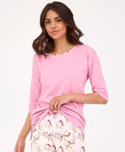 Piżama damska 3/4  792/416 Ivette Cornette różowy