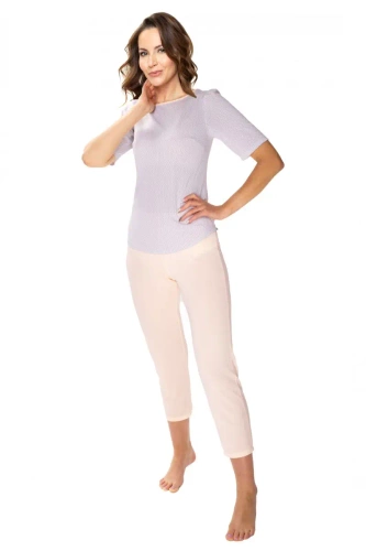 Piżama damska 86599 Perila Summer Mewa łososiowy