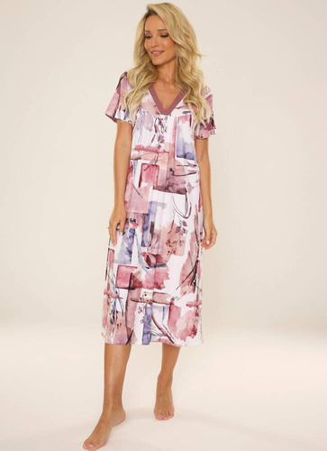 Koszulka nocna 776 Violet De Lafense - jagodowy