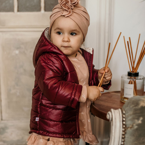 Kurtka dziewczęca rozpinana Bloom Eevi - bordowy