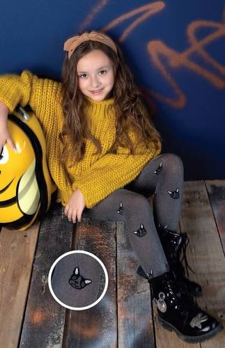 Rajstopy Dziewczęce Air Knittex - melange