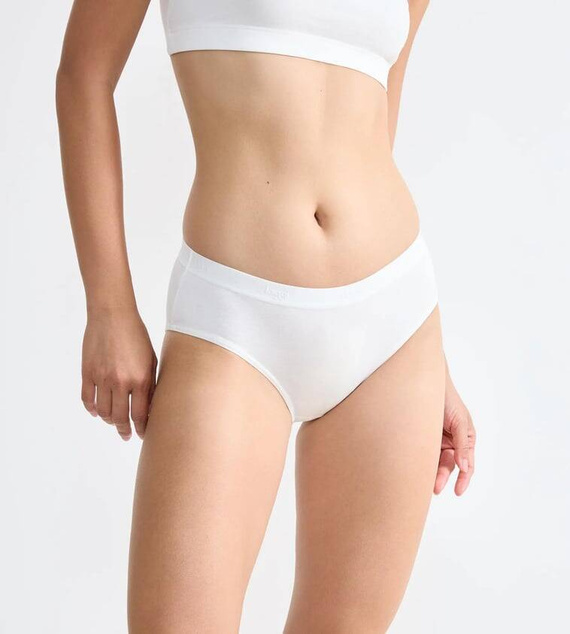 Figi Damskie Casual Hipster Sloggi Go 2-pak - silk white