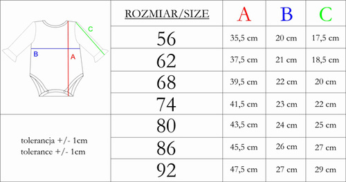 Body z długim rękawem 212097 Tola Nicol 