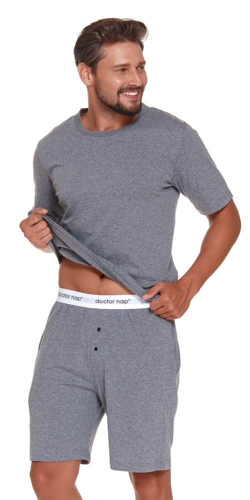 Piżama Męska PMB.4332 Doctor Nap - dark grey