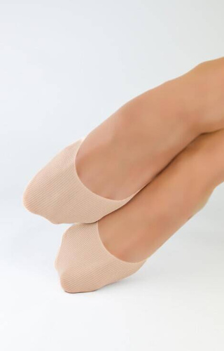 SN040 Laser Baleriny stopki damskie Noviti - beżowe