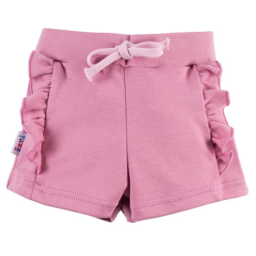 Szorty z wiązaniem dla dziewczynki Nature Ewa Klucze - bordo