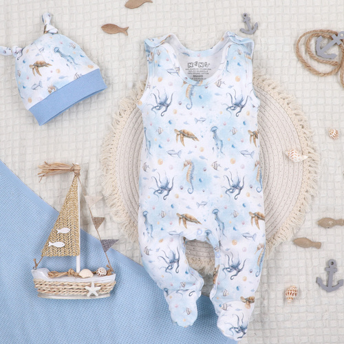 Nini Śpiochy Sea Of Joy – bawełna organiczna, dla noworodka