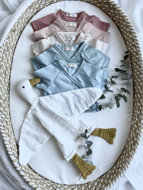 Body organic BLUE SKY krótki rękaw Yosoy niebieski