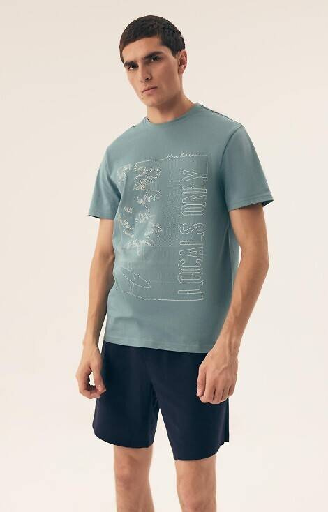 Piżama Męska 42598 Surf  Henderson - zielony
