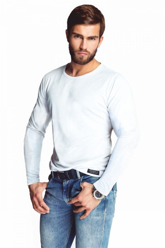 Bluzka okrągły dekolt 6133 James Bradley biały