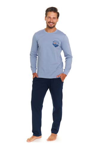 PMB.7139 Piżama Męska Doctor Nap - sky blue