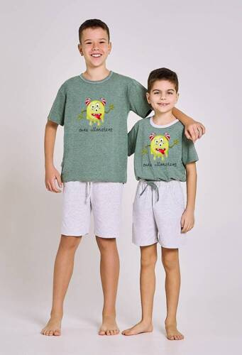 Piżama dla chłopca 3202,3203 Kieran Taro -zielony