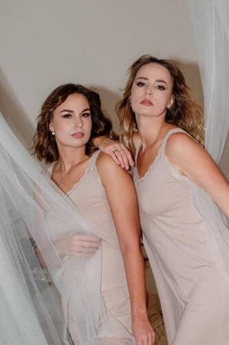 Koszula nocna 771 Hazel Forex - piaskowy