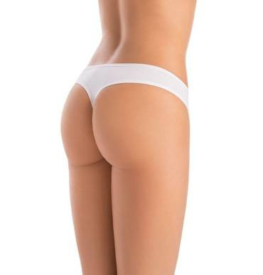 Stringi bambusowe Brazistri Teyli - białe