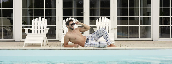 Spodnie piżamowe Gilbert Italian Fashion - druk