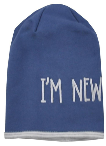 "Im New" Czapka Koala-koralowy