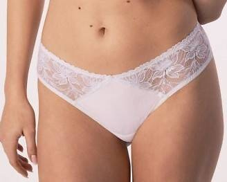 Figi damskie brazyliany Laura Mefemi - biały