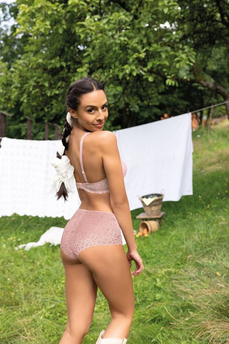  Biustonosz usztywniany full cup M-3824/22 Natalie Mat różowy pudrowy	