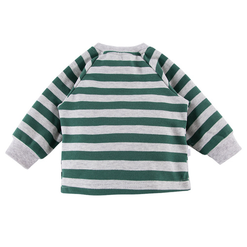 Bluzka niemowlęca 2-pak Ancymon Eevi- szary/zielony