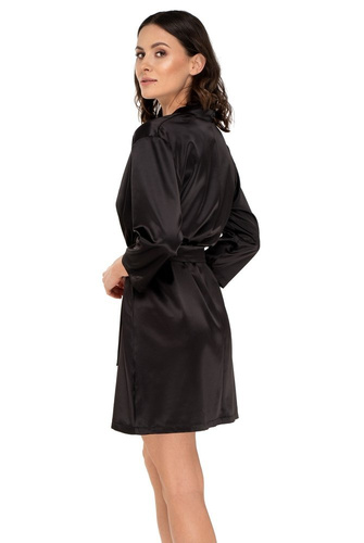 Szlafrok damski Anette Babella - czarny