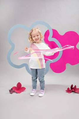 Spodnie niemowlęce Romantic Pinokio - niebieski