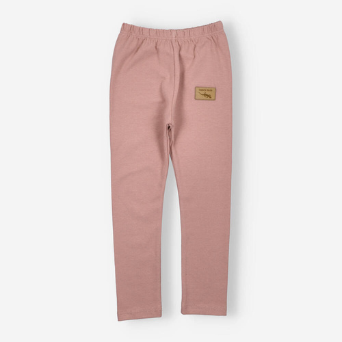 Legginsy dziewczęce Lagarto Verde - różowy