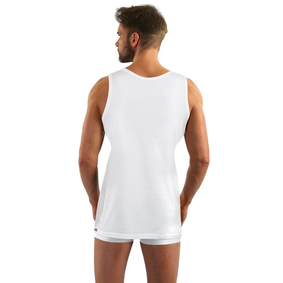 Anaconda Podkoszulek bawełniany męski Sesto Senso- biały