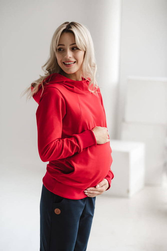 Bluza do karmienia Milk Please Milk&Love czerwony