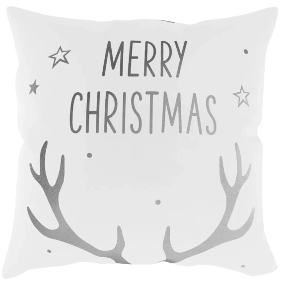 Horn Merry Christmas Poszewka świąteczna Spod Igły i Nitki biały 
