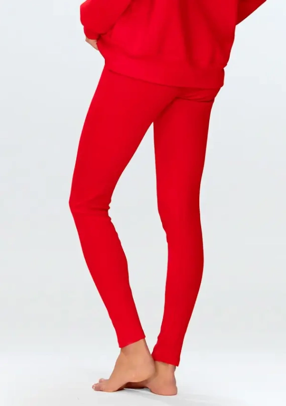 Legginsy długie Oseye Dkaren czerwony