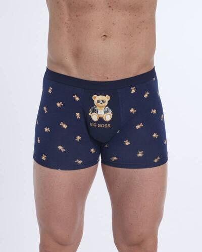 Bokserki męskie 280/245 Tattoo Boss  Cornette granatowy