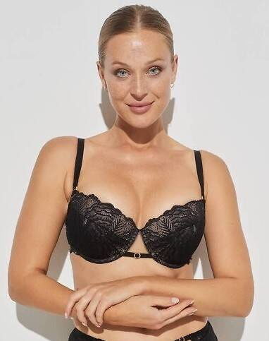 Biustonosz push-up PU-1131 Luna Kinga- czarny