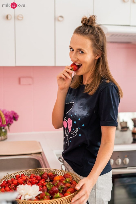 Boob bluzka do karmienia Milk&Love ciemny granat